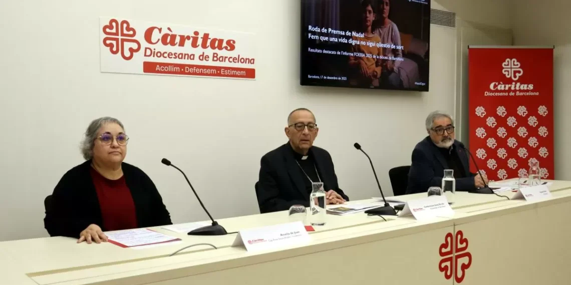 El 15% de población de la diócesis de Barcelona, en pobreza severa tras los gastos de la alojamiento