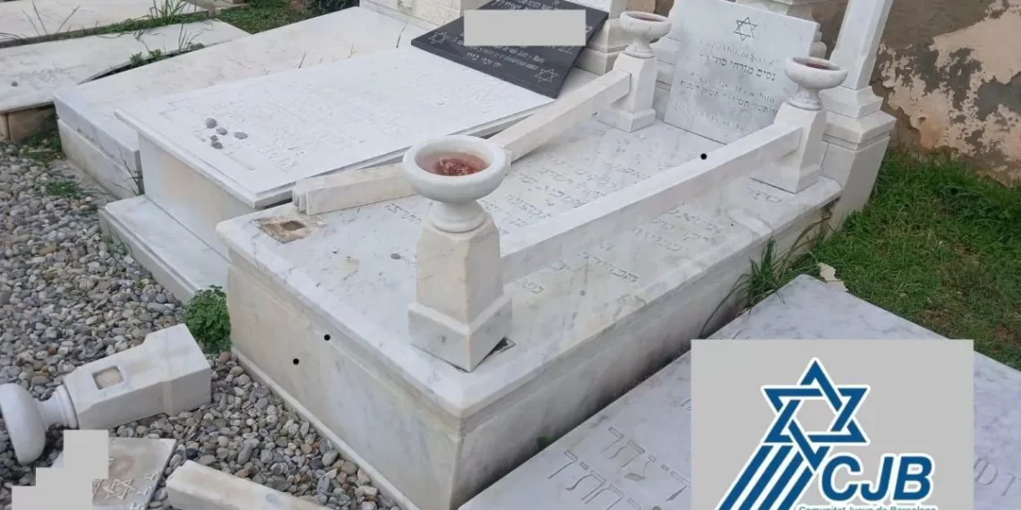 La concejo judía y Cementiris denuncian en los Mossos los ataques a las tumbas