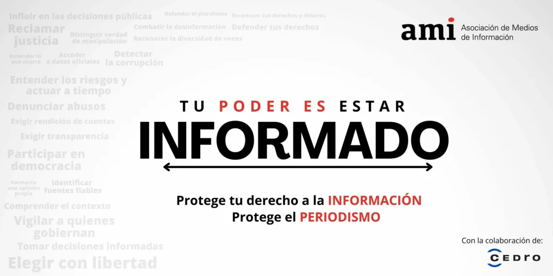 AMI alerta del averiado del derecho a la información y reclama un compromiso colectivo con el periodismo profesional