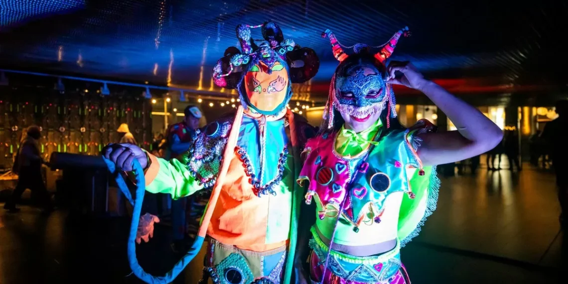 Con diablos y coplas, el Carnaval de Jujuy hizo cabriolear a Buenos Aires en el Palacio Libertadas