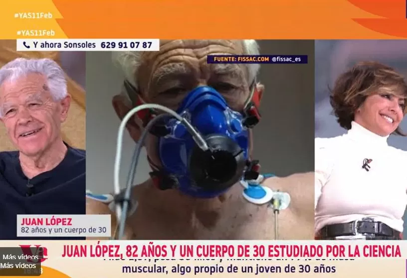 Juan López, el atleta de 82 años con individuo de treintañero al que estudian varias universidades