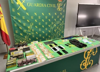 Detenidas 21 personas en Madrid que se dedicaban al tráfico ilícito de armas y de munición