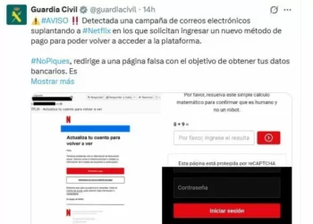 Alerta por una estafa que suplanta a Netflix: así intentan arramblar tus datos bancarios con correos falsos