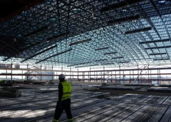 Las obras del neófito pabellón de Fira de Barcelona alcanzan su ecuador