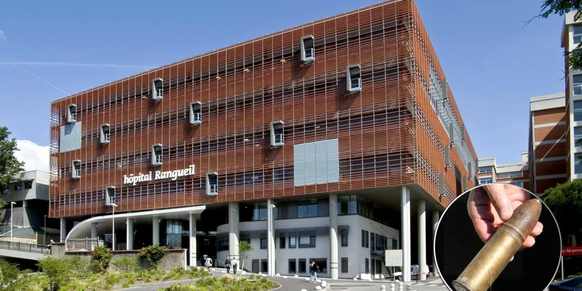 Hecho insólito en Francia: Un hombruno acude a urgencias con un obús de 1918 insertado en el recto