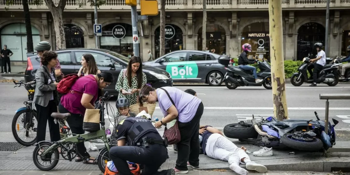 Las motos copan el 6% de los desplazamientos empero aún representan el 57% de los heridos graves